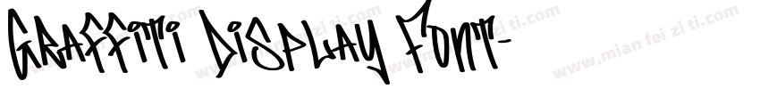 Graffiti Display Font字体转换
